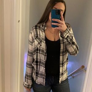 Black and white flannel